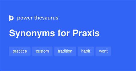 praxis synonym|other words for praxis.